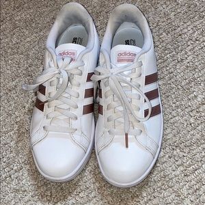 Rose Gold Adidas Sneakers